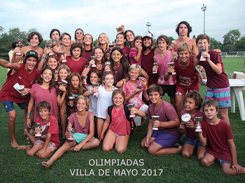  Equipo 14 bordó. Campeón Olimpíadas 2017 Menores